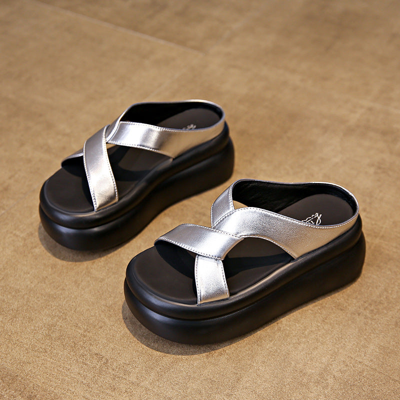 Sandalias con aumento de altura