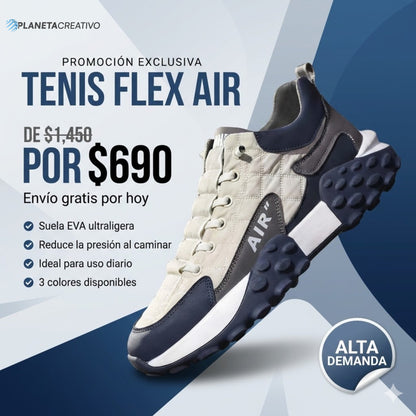 Tenis Ortopédico Air Flex – Alivio Real del Dolor y Comodidad Total