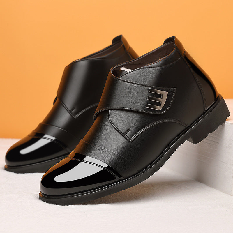 Zapatos de piel de terciopelo de invierno