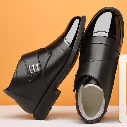 Zapatos de piel de terciopelo de invierno