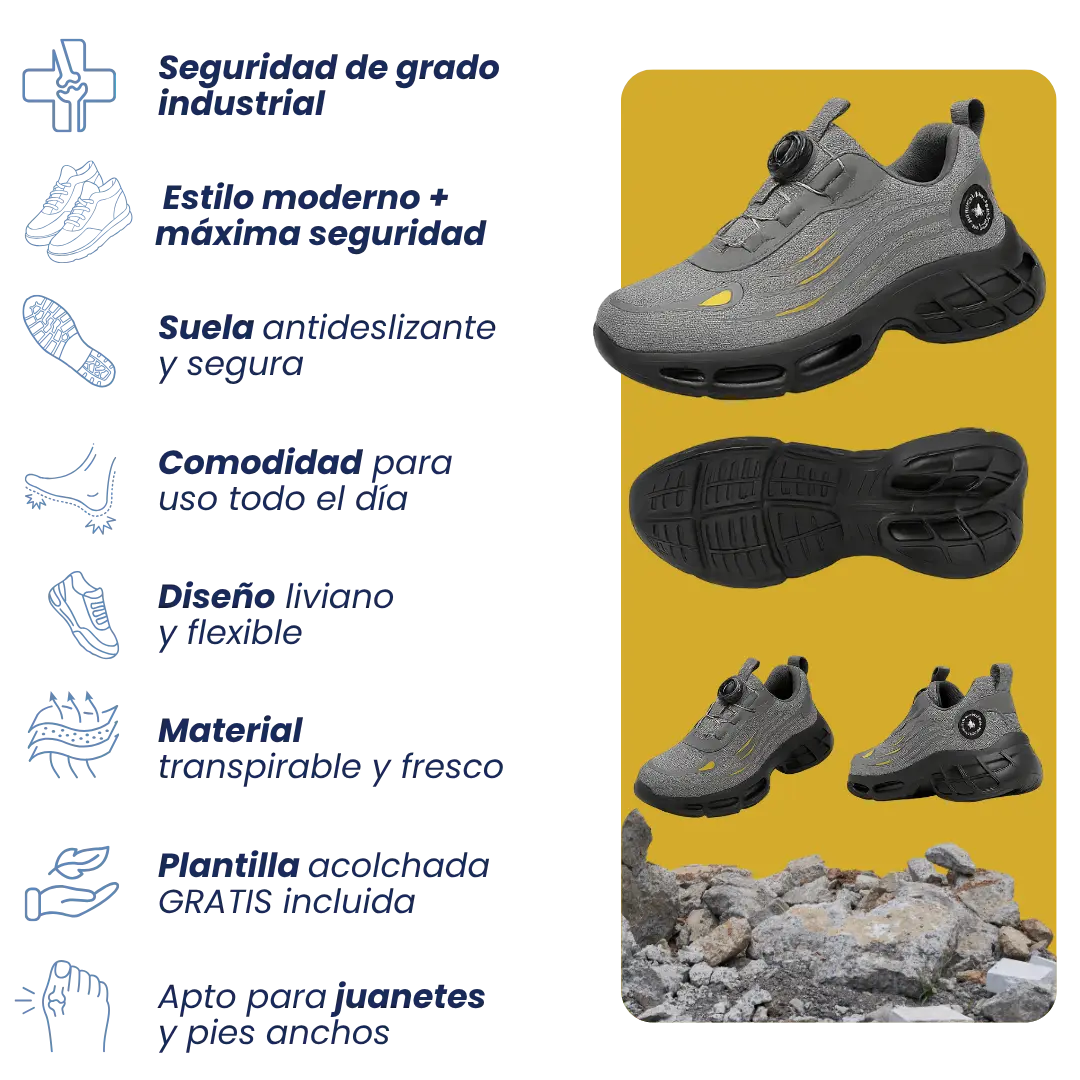 Tenis de Seguridad Ultraligeros SafeStep