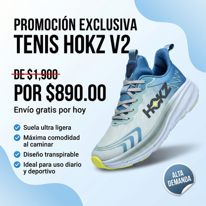 Tenis Unisex Deportivo Hokz V2 – Máxima Comodidad y Alto Desempeño